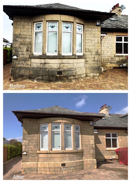 Front House Before and After